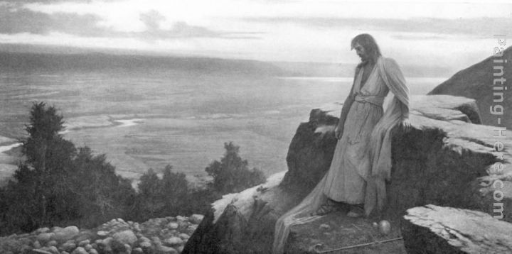 The Solitude of Sorrow painting - Herbert Gustave Schmalz The Solitude of Sorrow art painting